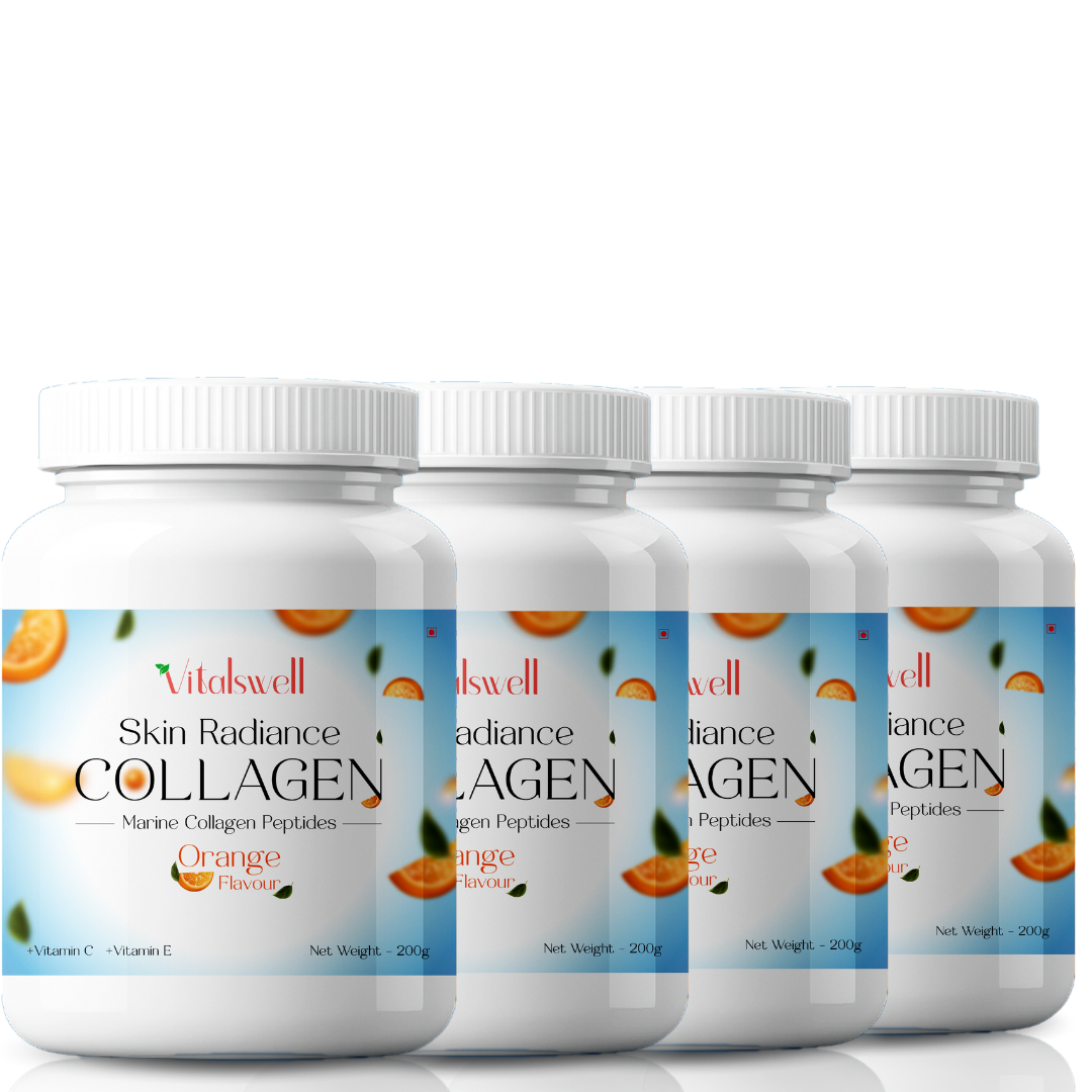 Skin Radiance Collagen | Marine Collagen Peptides | Pack of 4